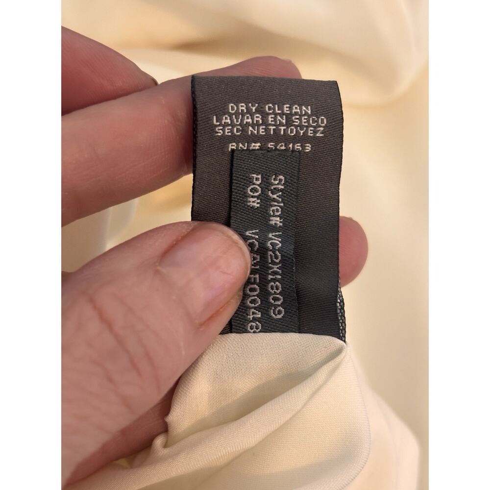 Vince Camuto Strapless Ivory Black Sheath Dress 4 NWT Cocktail - Picture 7 of 12